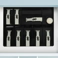 thumbnail image 4 of Luxshiny Cash Register Drawer Insert Tray with 9 Compartments Coin Holder Money Organizer for Store Use Black Plastic, 4 of 6