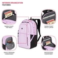 thumbnail image 4 of Mochila SwissGear Versa Pastel Lilac para portátil de 16 pulgadas, 4 of 9