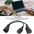 thumbnail image 3 of Iec320-c14 macho a Nema 5-15r+ 5-20r hembra Cable convertidor de fuente de alimentación, 3 of 5