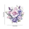 thumbnail image 3 of Ankereame Purple Romantic Rose Car Decals - Waterproof, Scratch Covering Stickers for Car Body & Bathroom Tiles, 3 of 6