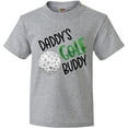 thumbnail image 3 of Inktastic Daddy's Golf Buddy with Golf Ball Youth T-Shirt, 3 of 5