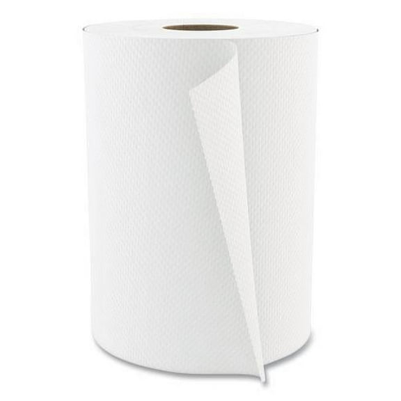 Cascades Select Roll Paper Towels, 1-Ply, 7.88" x 350 ft, White, 12 Rolls/Carton