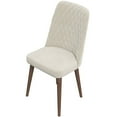 thumbnail image 6 of Katie Mid-Century Modern Velvet Dining Chair (Set of 2), 6 of 11