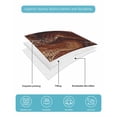 thumbnail image 5 of Brown Marble Full Size Down Alternative Comforter, Lightweight Comforter Quilt Bedding Set with Pillow Shams Ombre Abstract Striped Mottled Aesthetic All Seasons Bed Comforter Duvet Insert 78"x90", 5 of 7