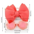thumbnail image 4 of Kid Bow Headbands Hairbands with Sunglass，Flower Shaped Sunglasses Hair Accessories for Baby Girls Newborns Infants Toddlers Kids, 4 of 5