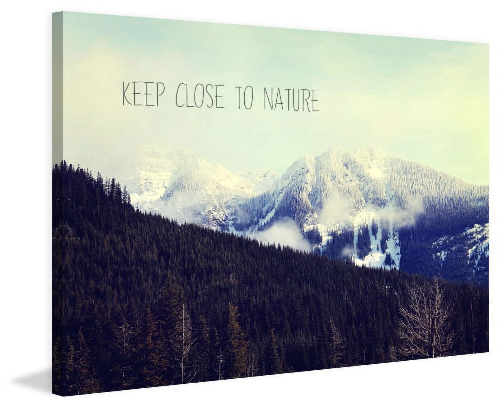 Marmont Hill "Keep Close to Nature" Sylvia Cook Painting Print on Canvas