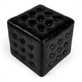 thumbnail image 4 of Beaumont Lane Ottoman en Cuir Noir, 4 of 7