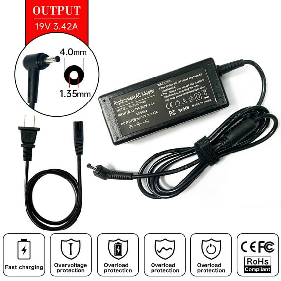 Laptop AC Adapter Charger for Asus F556 F540LJ-XX029T X541SA-XO122D A556UB-XX191T F556UB A540LA-XX452R F540LA-XX060D D553MA X540SC-XX041T R558UB-DM108T F556UF F540LA-XX070T X540LJ-XX016D A556UF UX360C