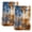 Brown,Blue, variant on Vintage Yellow Kitchen Towels Set of 1, Abstract Minimalist Painting Art Watercolor Absorbent Dish Towels for Kitchen, Microfiber Hand Towel, Quick Drying Tea Towel for Cleaning Decorative Dishcloths