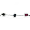thumbnail image 2 of Gem Stone King 1.61 Ct Oval Black Onyx 925 Sterling Silver Bracelet for Women, 2 of 3