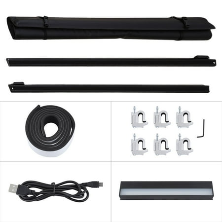 5.8 Feet Roll Pickup Truck Tonneau Cover With Light Fits For Dodge 2009-2017