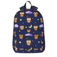 thumbnail image 1 of Mochila con diseño de búho de dibujos animados, ideal para portátiles, viajes, senderismo, negocios, para mujeres y hombres., 1 of 5