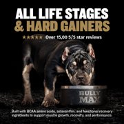 Bully Max Muscle Gain Bacon Flavor Soft Chews for Dogs, 10.6 oz. Bag