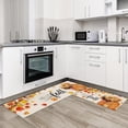 thumbnail image 3 of Dog Kitchen Rugs Anti Fatigue Mats for Kitchen Floor Cushioned Kitchen Rugs and Mats Non Slip Kitchen Runner Comfort Standing Mat, Autumn Thanksgiving Maple Leaf Animal Theme, 3 of 6