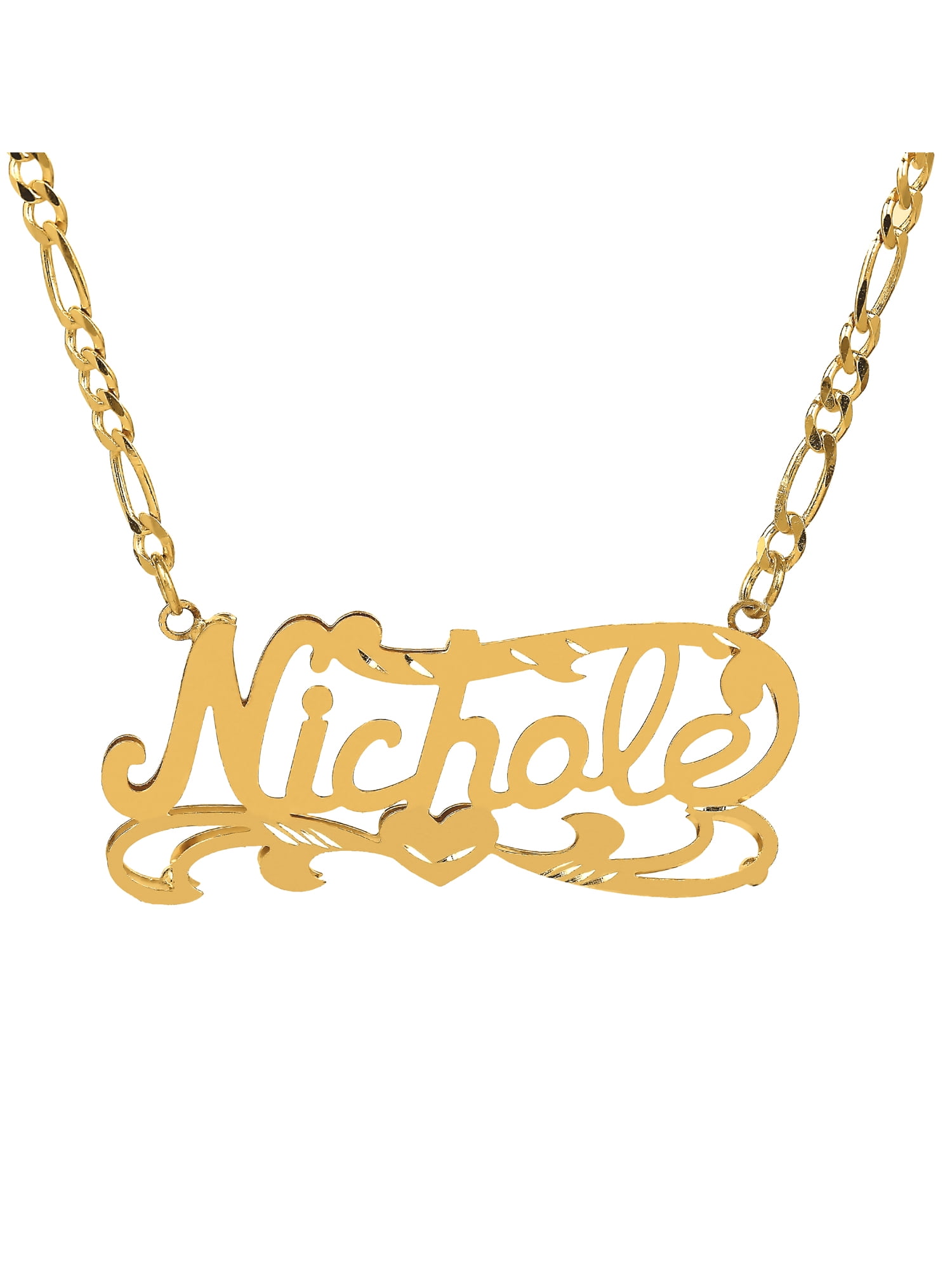 Personalized Diamond Cut Name Necklace