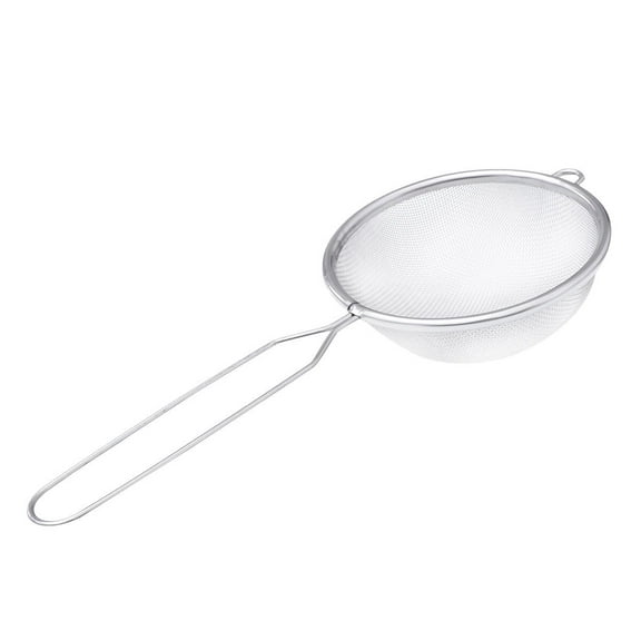 Stainless Steel Hand Held Flour Sifters Broad-brimmed Sieves Fine Powder Colander Baking Tools Kitchen Gadget