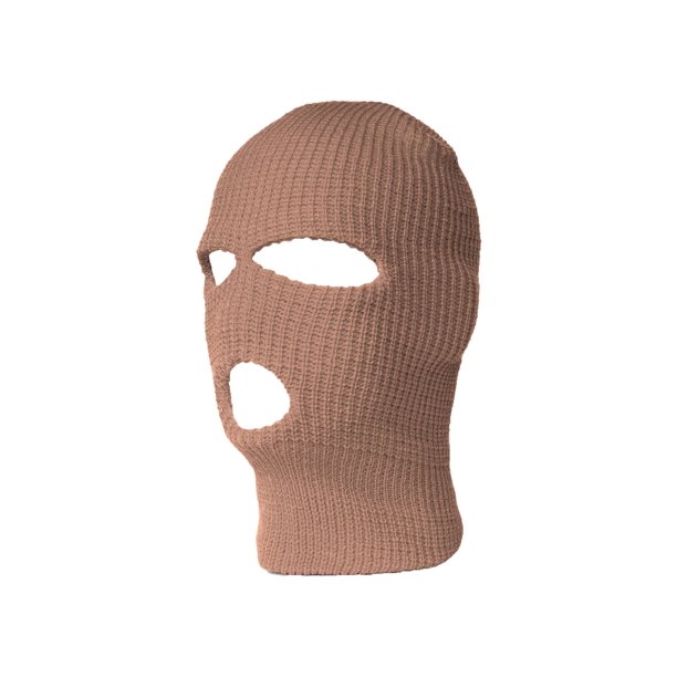 Download TopHeadwear - 3 Hole Ski Mask Balaclava, Khaki 1pc ...