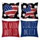 thumbnail image 2 of Funda de almohada de lino patriótico del Día de la Independencia, funda de almohada, combinación de 4 piezas, 50x50cm Wmkox125yii hfskjfh118, 2 of 9