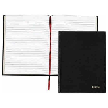 Business Journal, 11 x 8-1/2, black cover (J25811)