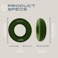 thumbnail image 2 of 70Lb Hand Exerciser Silicone Ring, D/3.5in, 2 of 7