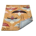 thumbnail image 5 of Rugsotic Carpets Hand Tufted Wool Eco-Friendly Area Rugs - 3'x5', Rectangle, Gold, Modern Contemporary Design, High Pile Handmade Anti Skid Rugs for Living Room, Bed Room (K00669), 5 of 6