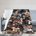 thumbnail image 4 of Josh Hutcherson Blanket Anti-Pilling Throw Blanket Plush Blanket Lightweight & Ultra-Soft, Warm & Comfy Flannel Fleece Blanket for Couch, Bed, Sofa, 30x40, 4 of 6