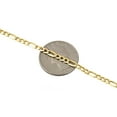 thumbnail image 4 of Genuine 14K Yellow Gold 3.80mm Solid Plain Figaro Link Chain Necklace 20 Inch, 4 of 6