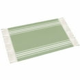 thumbnail image 2 of Sage Green Area Rug 3x5ft Woven Runner Rug,Farmhouse Sage Green White Striped Washable Living Room Hallway Bedroom Kitchen Carpet with Tassels,Non-Shedding Indoor Outdoor Throw Door Mat for Entryway, 2 of 5