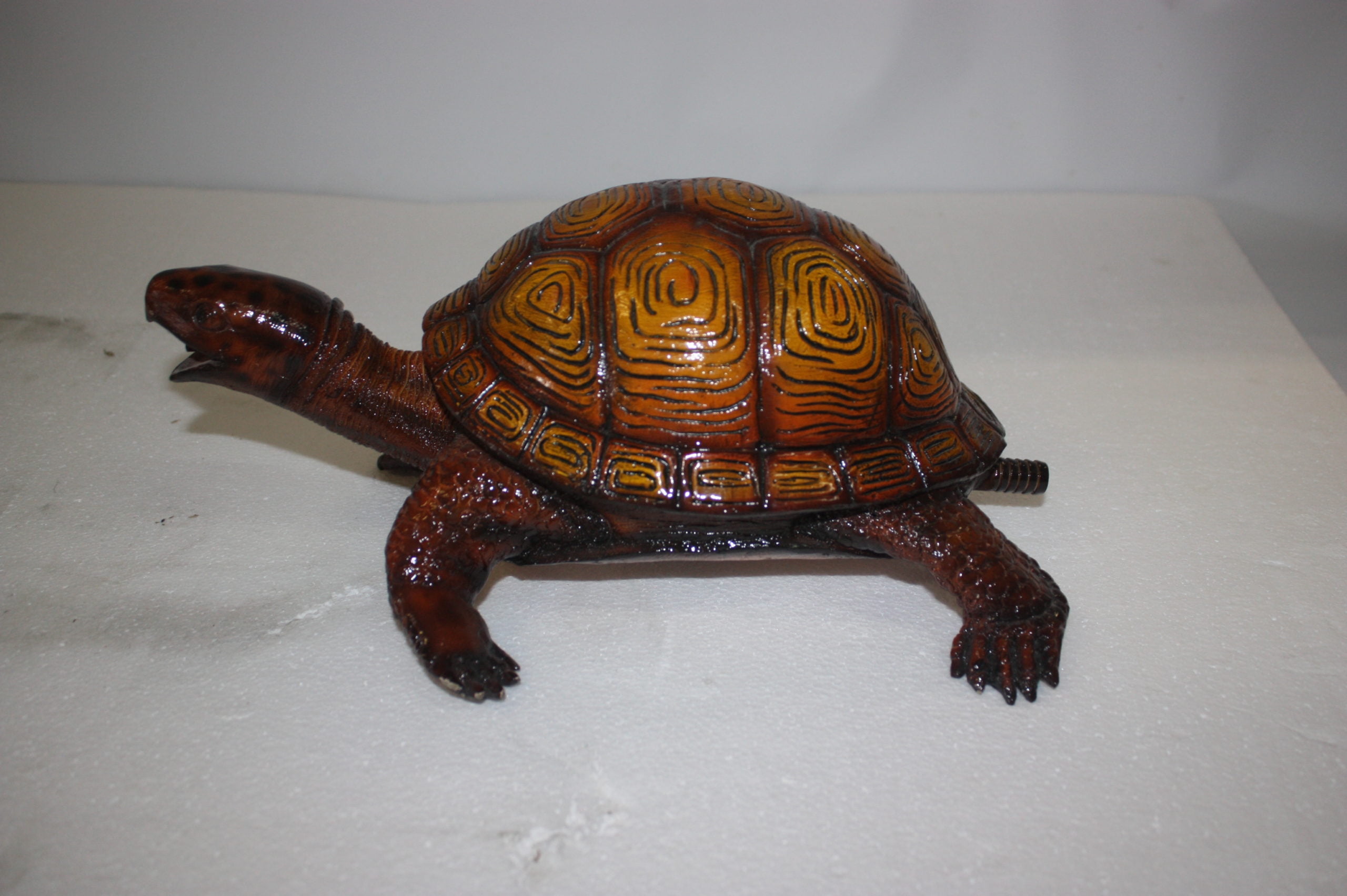 Nifao Turtle – Outdoor Bronze Fountain, Garden Water Feature, 14"L x 10"W x 6"H