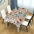 thumbnail image 4 of Yayeee Tablecloths 54" x 54" Rectangle Wrinkle Resistant Party Table Cover, Watercolor Leaves, 4 of 8