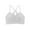 White, variant on SHTXOZHI Women's Push Up Lace Bras Criss Cross Adjustable Strap Padded Bra Full Coverage Breathable Bras