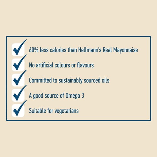 Hellmann's Light Mayonnaise 600g, British Import (Pack of 2)