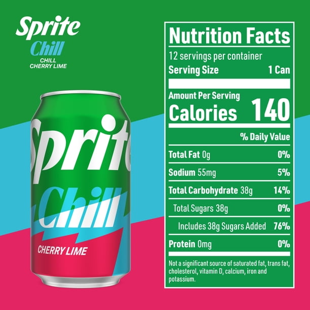 Chill Cherry Lime Soda - Lemon lime soda for party services
