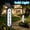 White Light, variant on Solar Powered Address Sign Light with Ground Stake, Auto On Off Multi Color Changing LED, Wireless Energy Saving Lawn Lamp for Yard Garden Mailbox Home