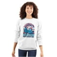 thumbnail image 3 of Retro Smurf University Graduate Sweatshirt for Men or Women Brisco Brands S, 3 of 6