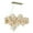 Antique Gold, variant on Eurofase Lighting - Trento - 12 Light Chandelier In Traditional and Transitional
