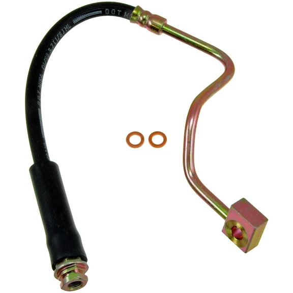 Dorman H38342 Front Driver Side Brake Hydraulic Hose for Specific Ford Models Fits select: 1986-1987 FORD AEROSTAR