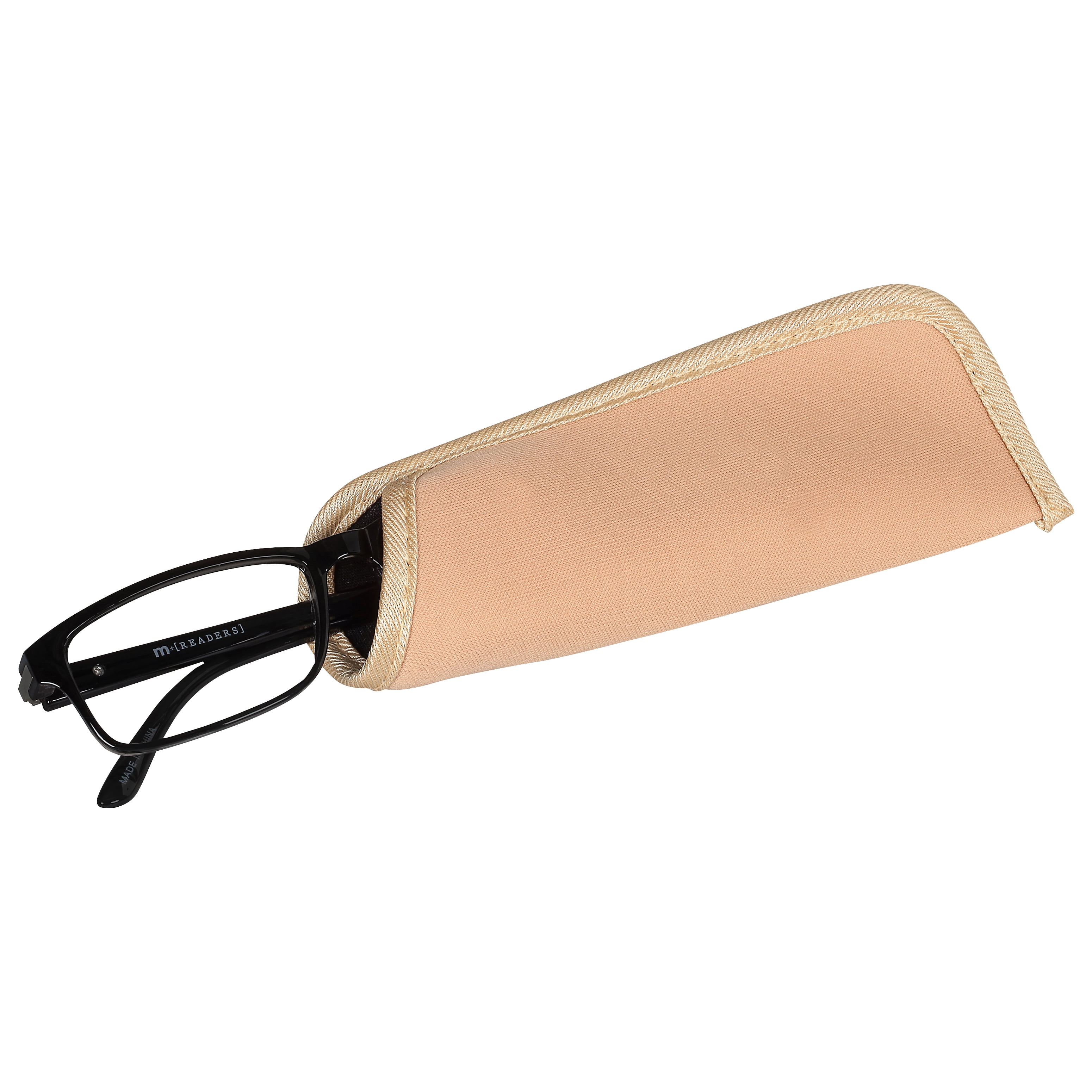 (2 pack) M+ Mens Rectangular Plastic Reading Glasses 2.50 Frazier in Classic Black