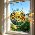 thumbnail image 7 of Acrylic Jigsaw Puzzle Suncatcher-Galactic Colorful Birds, Stained Glass Window Hanging, Home Decor Creative Mom Gifts, Birthday Gifts for Women,Wife, Sisters, Aunt, Besties 7.4in, 7 of 7