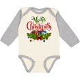 thumbnail image 3 of Inktastic Merry Christmas Boys or Girls Long Sleeve Baby Bodysuit, 3 of 5