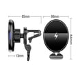 thumbnail image 2 of Wireless Charging Pad with 20W Type-C Adapter, Magnetic Wireless Charger for iPhone Series, Minimal Space Occupancy, Supported One Hand Operation, Infinite Viewing Angles, 2 of 5