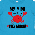 thumbnail image 4 of Inktastic Mimi Loves Me Grandson Boys or Girls Toddler T-Shirt, 4 of 5