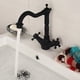 thumbnail image 5 of Grifo de lavabo de baño de latón vintage de estilo europeo, grifo de agua para cocina, grifo mezclador para lavabo (G1/2 "), 5 of 5