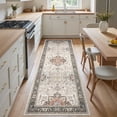 thumbnail image 3 of Toyoso 3x7 Runner Rug Traditional Oriental Boho Multi Color Soft Low Pile Machine Washable Area Rug For Hallway Entryway Bedside Indoor Long Carpet, 3 of 8
