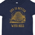thumbnail image 4 of Inktastic Life's Better with Bees Boys or Girls Toddler T-Shirt, 4 of 5