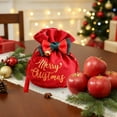 thumbnail image 4 of WEGFTDUOP Christmas Velvet Bag Christmas Eve Drawstring Packaging Bag, 4 of 6
