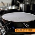 thumbnail image 5 of Splatter Screens, Stainless Steel Splatter Screens for Frying Pan with Insulated Handles, Grease Splatter Guards for Kitchen Frying Pan Cooking (Pack of 3), 5 of 7