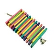 thumbnail image 6 of potrochi Bird Toys - Parrot Toys with Multicolored Natural Wooden Blocks, Bird Chewing Sticks Toys for Conures Parakeets Cockatiels Lovebirds African Grey Macaws Amazon Parrots, 6 of 6