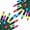 Multicolor, variant on TW SHINE Warm White Christmas Lights Outdoor, 20FT 100 Count Incandescent Christmas Light Indoor, Waterproof Christmas Tree String Lights for Xmas Decorations