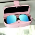 thumbnail image 3 of fastboy Universal Car Sunglass Storage Box Multifunctional Glasses Tickets Receipts Coins Credit Card Organizer Automotive Pink, 3 of 6